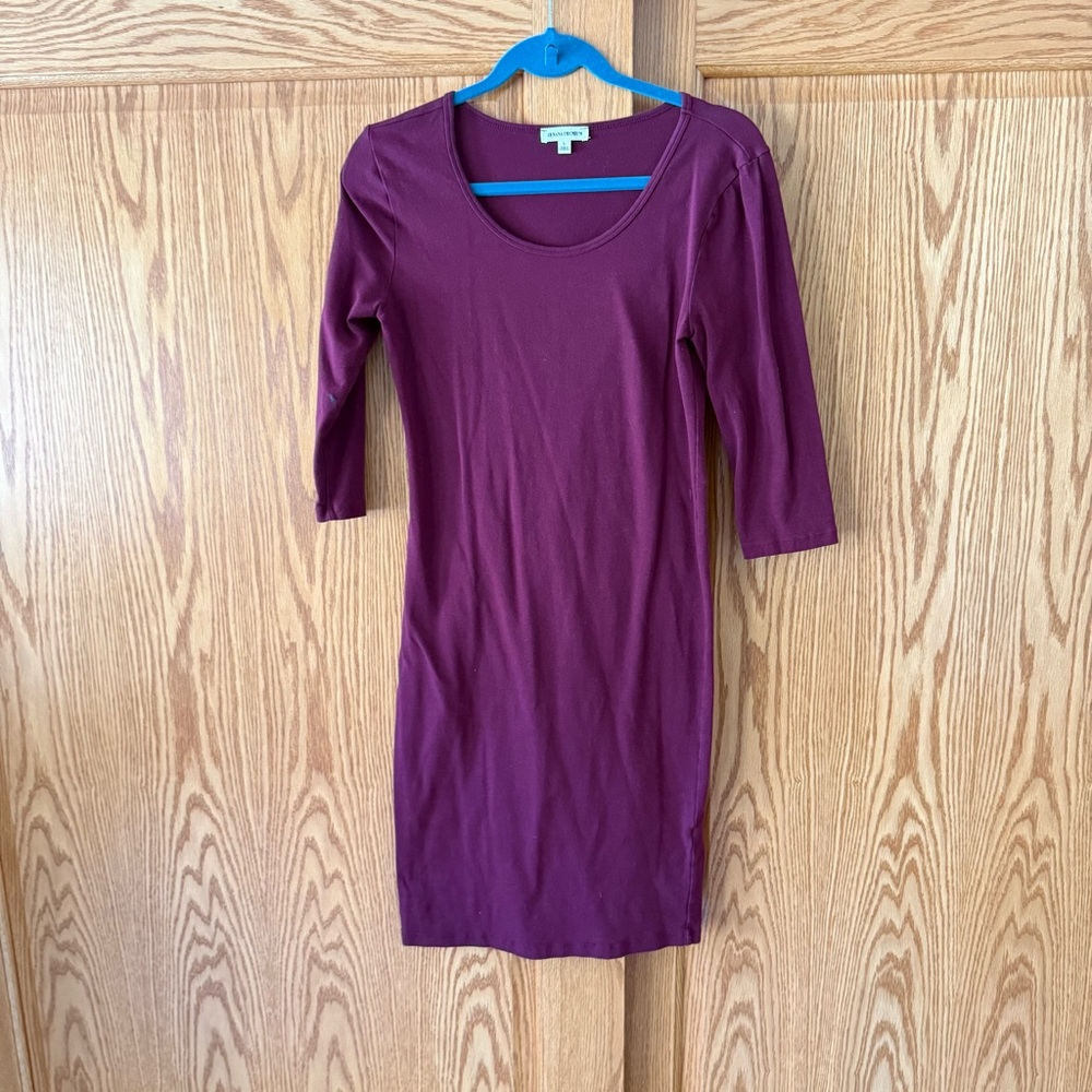 Zenana Outfitters Burgundy Mini Dress